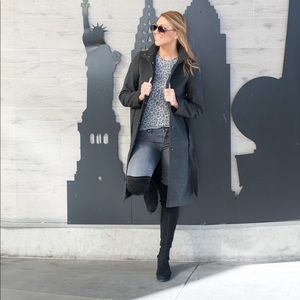 Stuart weitzman Over the knee lowland black suede boots